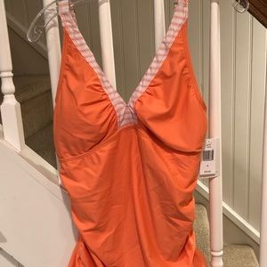 NEW (NWT) Cabana Life Melon XL Swim Tankini Top